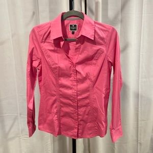 Pink Express button down